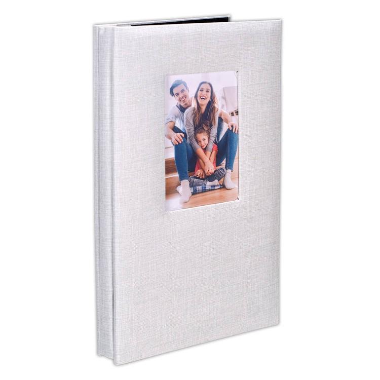 Malden 3-Up Grey Fabric Photo Album