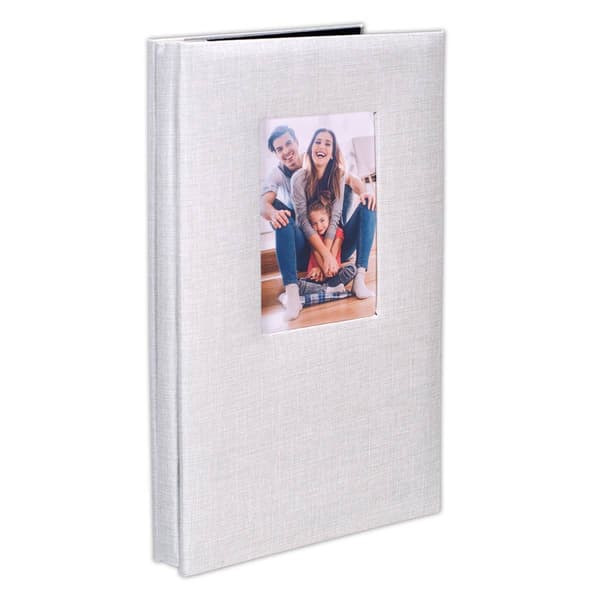 Malden 3-Up Grey Fabric Photo Album