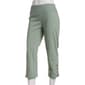 Plus Size Zac & Rachel Pull On Snap Button Hem Crop Pants - image 2