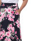 Plus Size White Mark Tasmin Floral Flare Midi Skirt - image 3