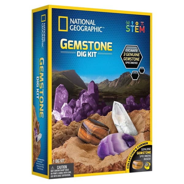 National Geographic Gemstone Dig Kit