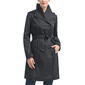 Womens BGSD Waterproof Hooded Belted Trench Coat - image 1