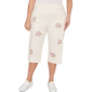 Plus Size Alfred Dunner Beachcomber Floral Cross Stitch Super St - image 1
