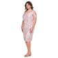 Juniors Plus Jump Off The Shoulder Glitter Medallion Midi Dress - image 4