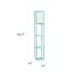 Simple Designs Floor Lamp Organizer Storage Shelf w/2 USB Ports - image 5