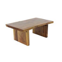 9th & Pike&#174; Brown Wood Contemporary Coffee Table