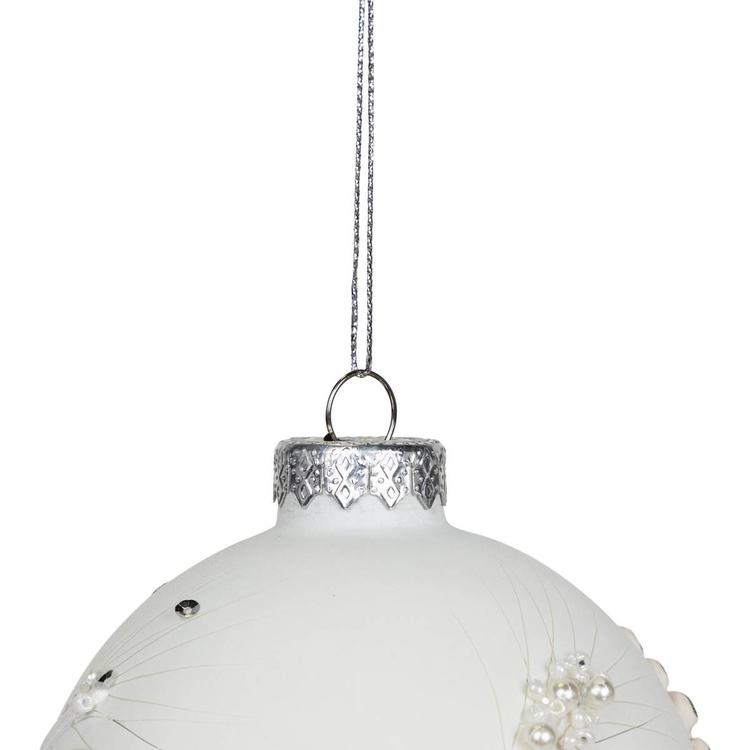Northlight Seasonal 3.5in. Glass Onion Drop Christmas Ornament