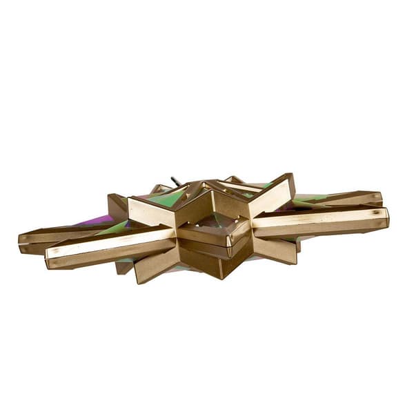 Kurt Adler 21-Light 7 Point LED Iridescent Star Tree Topper