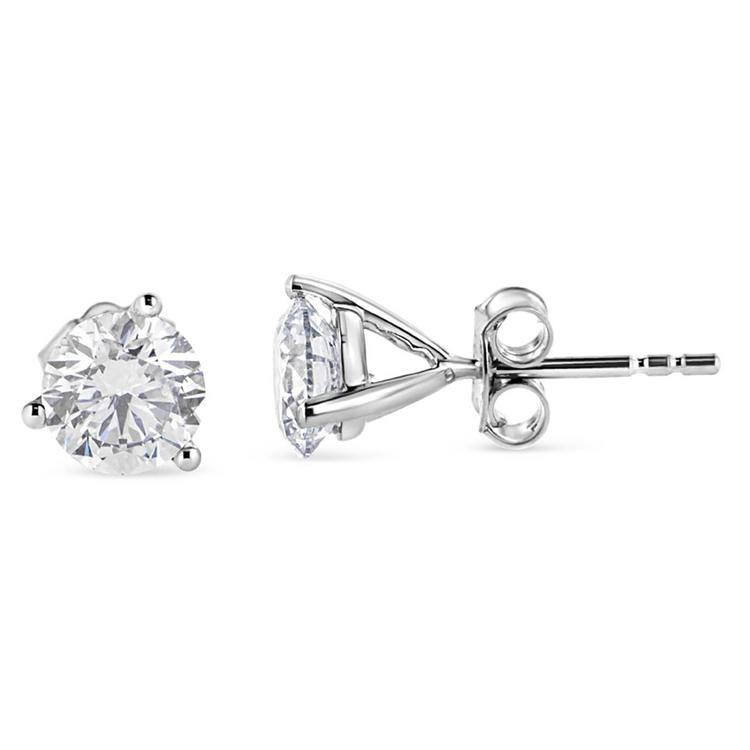 Haus of Brilliance 1 1/2ctw. Lab Grown Diamond Stud Earrings