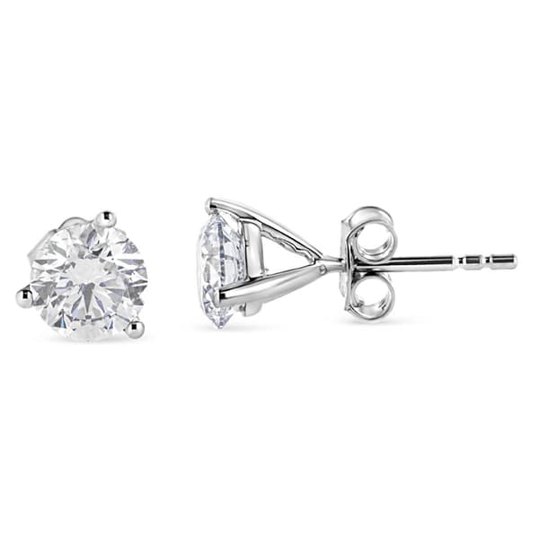 Haus of Brilliance 1 1/2ctw. Lab Grown Diamond Stud Earrings - image 