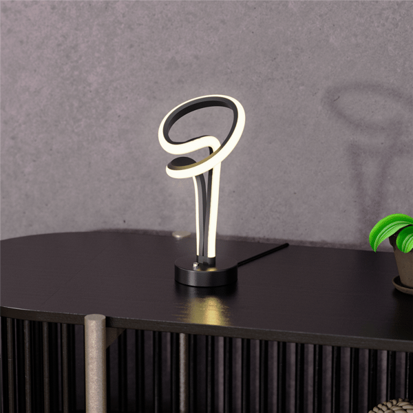 Infibrite 11in. Modern Elegance LED Table Lamp