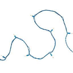 Northlight 60ft. Blue Wire Mini Christmas Commercial Light Set