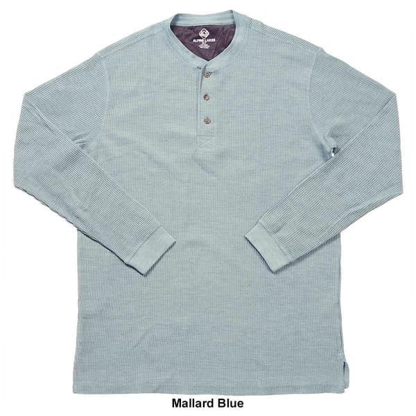 Mens Big &amp; Tall Alpine Lakes Thermal Long Sleeve Henley