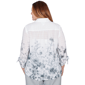 Plus Size Alfred Dunner Al Fresco Floral Button Front Blouse - image 2