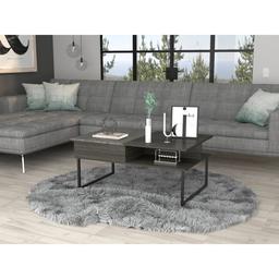 FM FURNITURE Dayton Carbon Espresso Lift Top Coffee Table