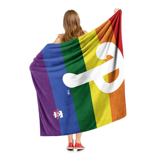 Northwest Philadelphia Phillies Pride Series Silk Touch Throw