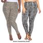 Plus Size White Mark 2pk. Mixed Leggings - image 7