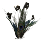 Northlight Peacock Ocelli Feather Clip-On Christmas Ornament - image 4