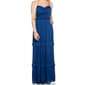 Juniors Crystal Doll Tiered Pleated Maxi Dress - image 3