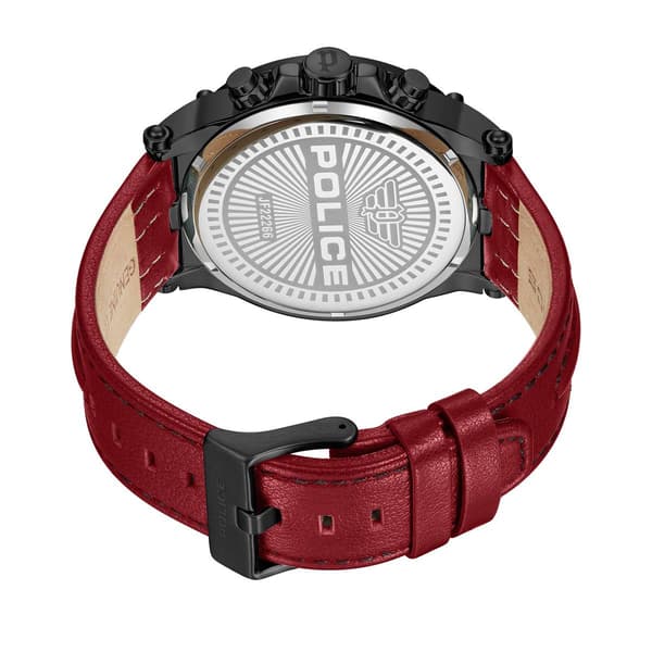 Mens Police Red Band Casual Taman Watch - PEWJF2226601
