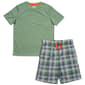 Boys (6-14) Sleep On It(R)  2pc. Tee & Plaid Shorts Pajama Set - image 1