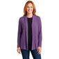 Petite Notations Ribbed Hacci Button Shoulder Cardigan - image 1