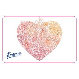 Boscov's Gradient Floral Heart Gift Card