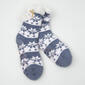 Womens Capelli New York Fair Isle Chenille Slipper Socks - image 1