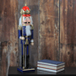 Northlight Blue & Gold Christmas Nutcracker King with Scepter - image 2