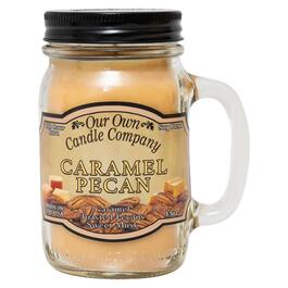 Our Own Candle Company Caramel Pecan 13oz. Mason Jar Candle