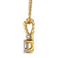 Nova Star® Yellow Gold Plated 1/4ctw. Lab Grown Diamond Pendant - image 2