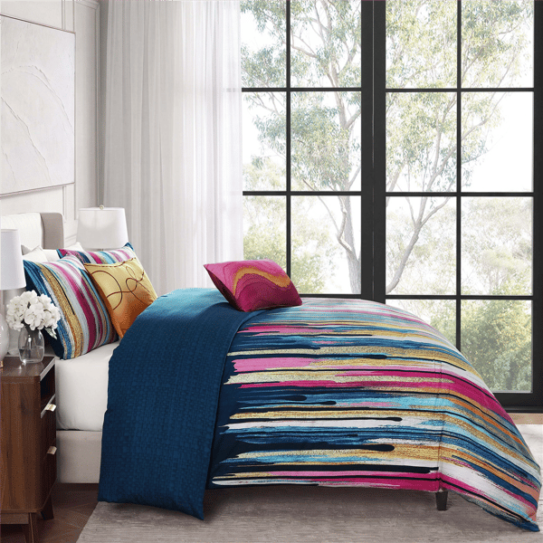 Bebejan® Modern Palette 100% Cotton Sateen 5pc. Comforter Set