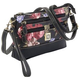 Womens Stone Mountain Rose Bloom East/West 4 Bagger Crossbody