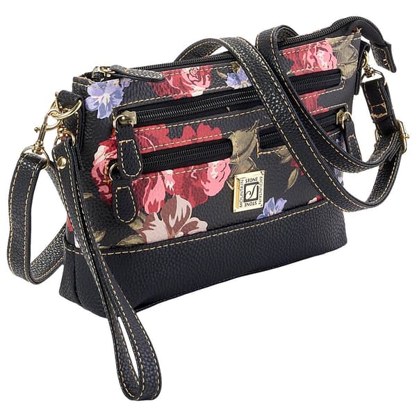 Womens Stone Mountain Rose Bloom East/West 4 Bagger Crossbody