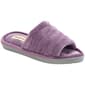 Womens Dearfoams(R) Quilted Velour Slide Slippers - image 1