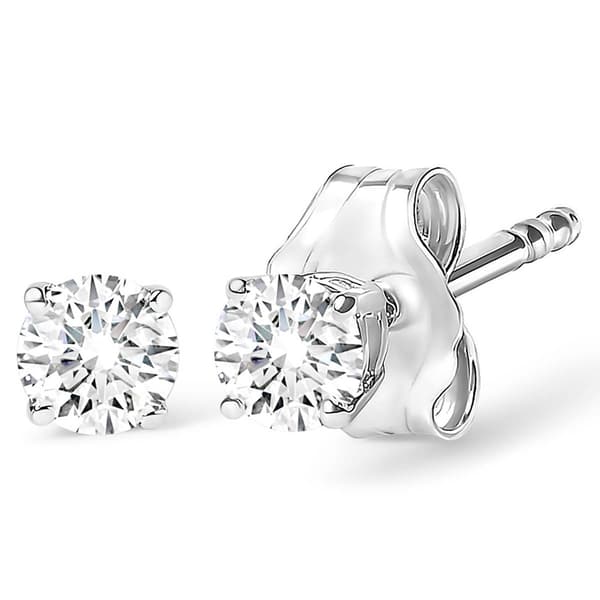 Haus of Brilliance 1/4ctw. Lab Grown Diamond Solitaire Earrings