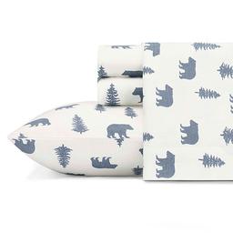 Eddie Bauer Bears &amp; Trees Flannel Sheet Set