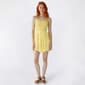 Juniors Trixxi Gauze Smock Bodice Ruffle Tier Skater Dress - image 1
