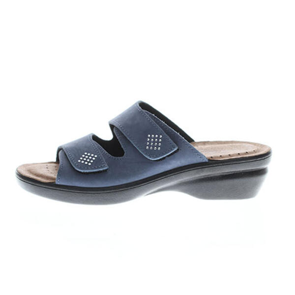 Womens Flexus&#174; By Spring Step Aditi Slide Sandals - Denim Blue