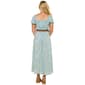 Juniors Wallflower Floral Gauze Smocked Bodice Belted Maxi Dress - image 3