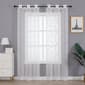 Joda Matte Sheer Grommet 2pk. Panel Curtains - image 1