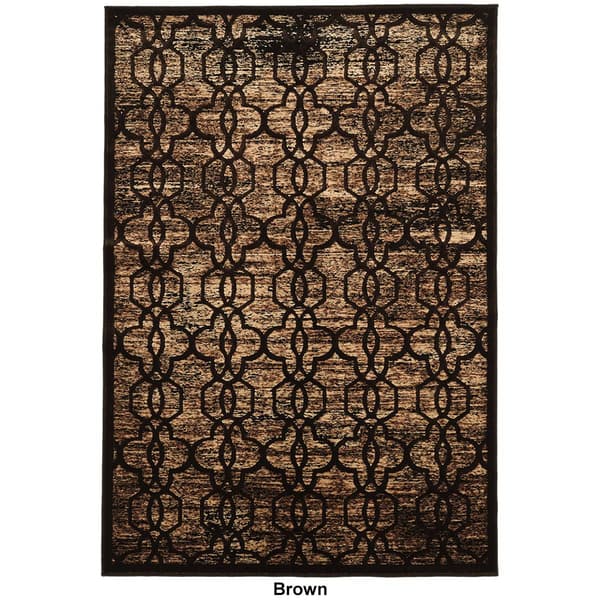 Linon Platinum Iron Gate Accent Rug - 2x3
