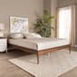 Baxton Studio Tallis Classic Brown Wood Queen Size Bed Frame - image 7