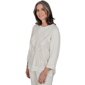 Petite Alfred Dunner Good To Go 3/4 Sleeve Stud Swirls Sweater - image 3