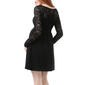 Womens Glow &amp; Grow® Lace Belted Maternity Dress - image 2