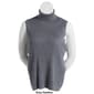 Plus Size Retrology Sleeveless Turtleneck Tee - image 4