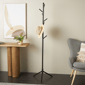9th & Pike® Modern Black Metal Coat Rack - image 2