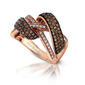 Grand Sample Sale Le Vian(R) Rose Gold & Diamond Crossover Ring - image 1