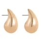 Roman 25mm Gold-Tone Teardrop Earrings - image 1
