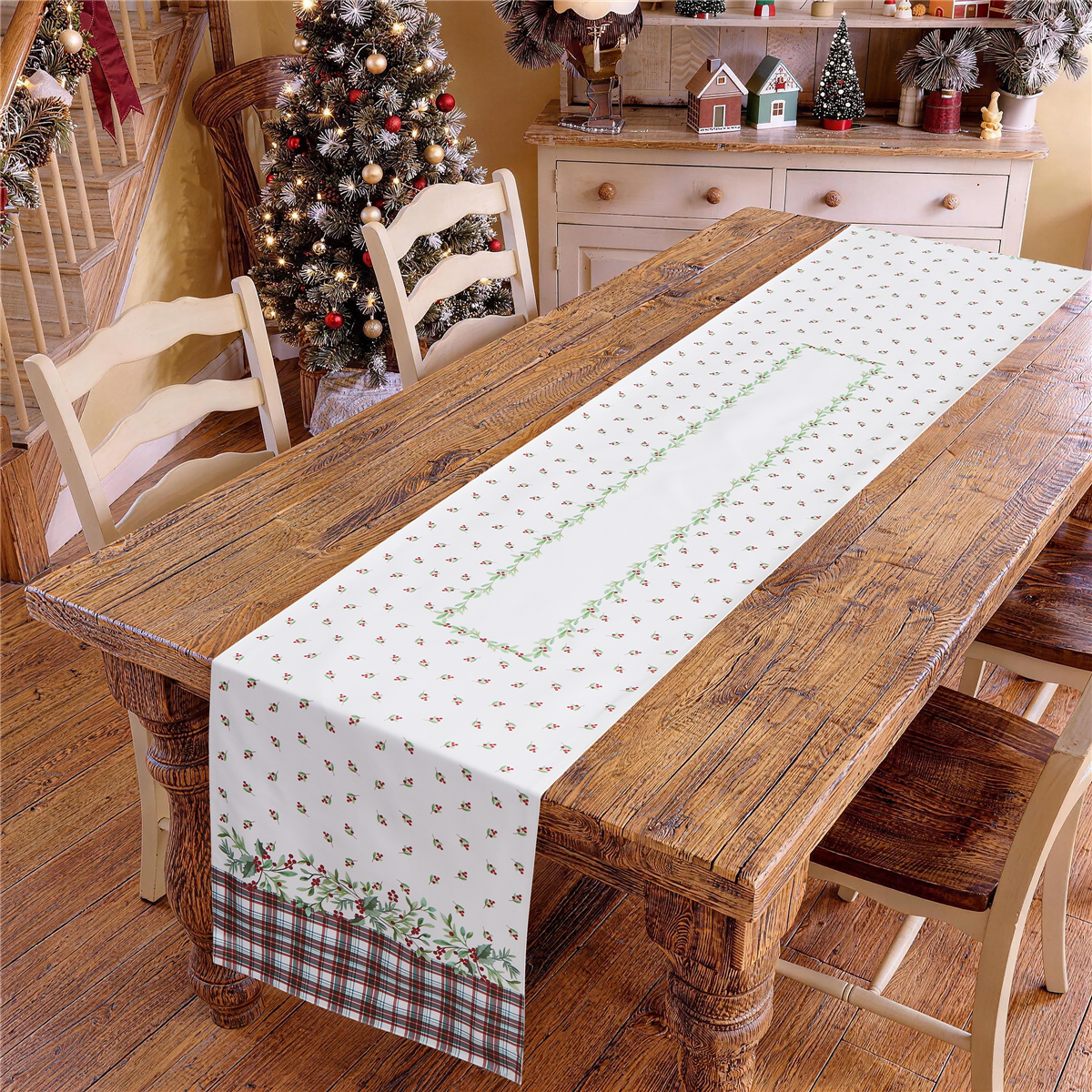 Avanti Holly Plaid Runner - 14x72